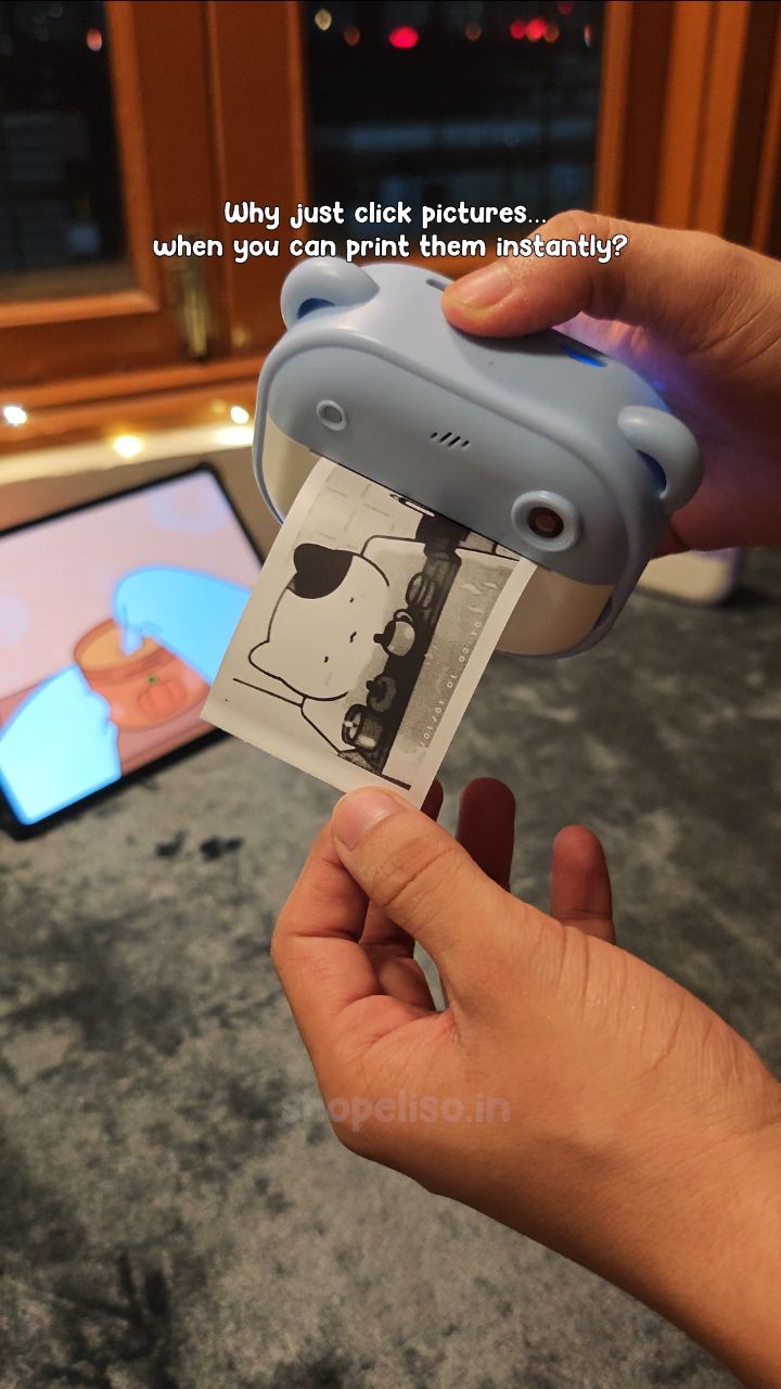 Instant Print Camera | Front and Back Camera