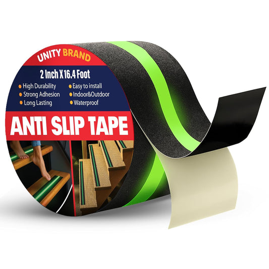 BUY 1 GET 1 FREE | Anti Slip Tape – Stop Slips Anywhere Stairs | Bathroom | Kitchen | Wet Surfaces